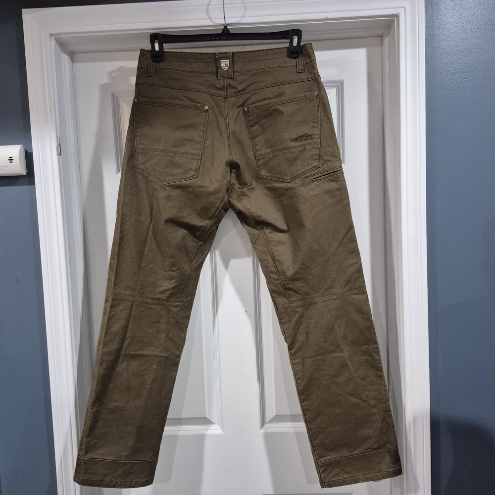 Kuhl Pants Mens 32x32 Brown Rydr Rugged Hiking Heavy Outdoor Vintage Patina Dye - Picture 2 of 13